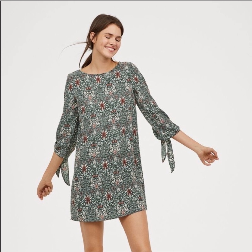 H&M x Morris & Co. Patterned Dress